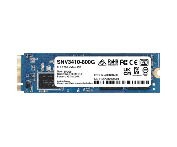 Synology SNV3410 NAS 800GB M.2 NVMe SSD
