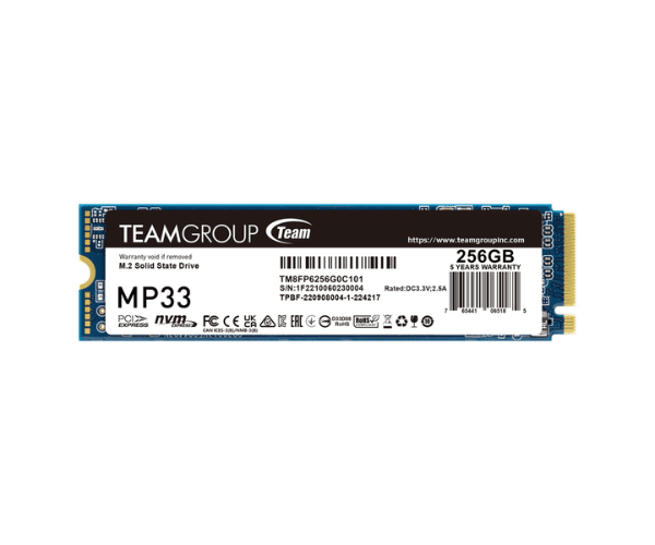 TEAMGROUP NVMe TM8FP6256G0C105 256GB NAS MP33 AS71