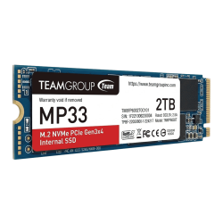 TeamGroup MP33 2TB M.2 NVMe SSD PCIe Gen3x4 2280 Internal SSD