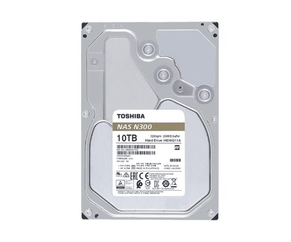 Toshiba HDWG11AEZSTA 10TB NAS Hard Drive 3.5"