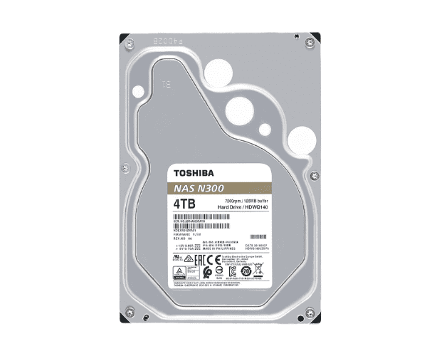 Toshiba HDWG440EZSTA 4TB 3.5" NAS Hard Drive