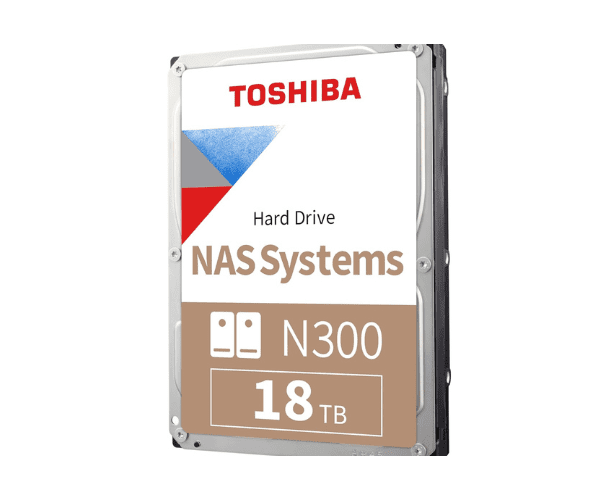 Toshiba HDWG81CXZSTA 18TB NAS Hard Drive 3.5"