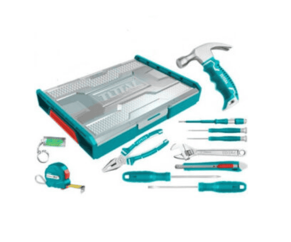 TOTAL 11 Pcs Hand Tools Set