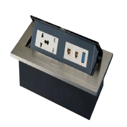 Table Connection Box for Conference Solutions – Zinc Alloy Desktop Socket