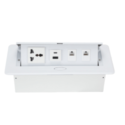 Table universal pop up socket pd20w USB 2cat6 for office
