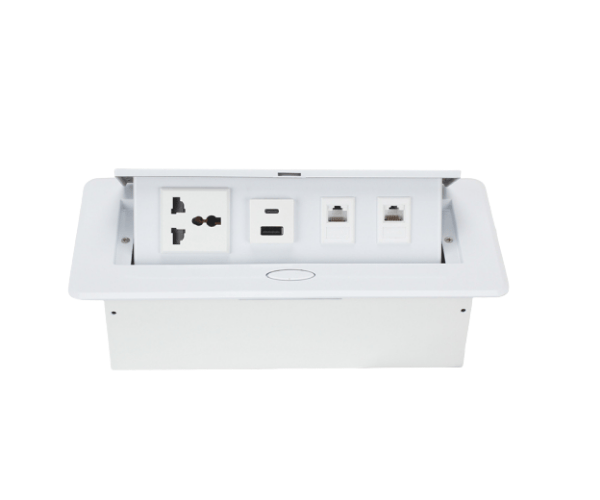 Table universal pop up socket pd20w USB 2cat6 for office
