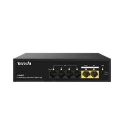Tenda S106PC 6-Port 100M Lite PoE Switch with 4-Port PoE