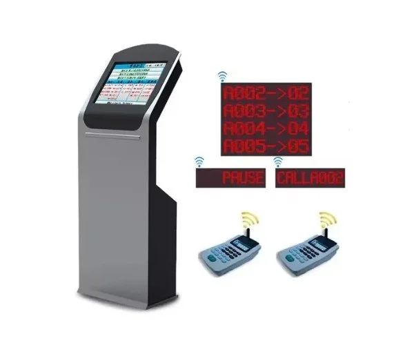 Queue Ticket Box Ticket Dispenser Self Service Floor Stand Queue Management