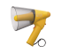 Toa ER-1206W 10W max Splash-proof Hand Grip Megaphone