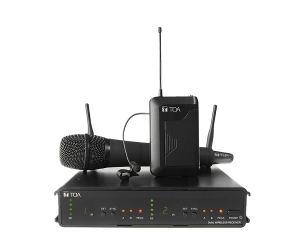 Toa WS-402 Dual Channel Wireless Set