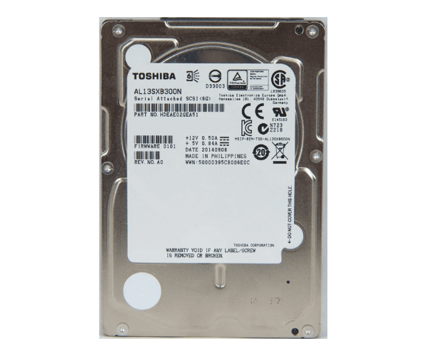 Toshiba AL13SXB300N 300GB 15K SFF 2.5in SAS 6Gbs Hard Drive