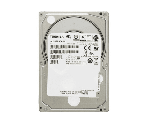 Toshiba AL14SEB060N 600GB 10K SFF 2.5in SAS 12Gbs Hard Drive
