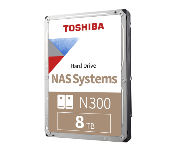 Toshiba N300 HDWG780XZSTA 8TB 3.5-inch SATA NAS HDD