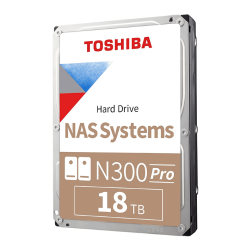 Toshiba N300 Pro HDWG51JXZSTB 18TB 3.5-inch SATA NAS HDD