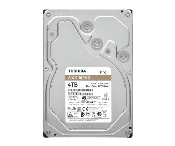 Toshiba N300 Pro HDWG740UZSVD 4TB 3.5-inch SATA NAS HDD