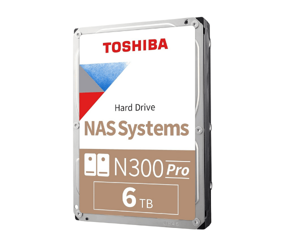 Toshiba N300 Pro HDWG760UZSVB 6TB 3.5-inch SATA NAS HDD