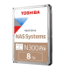 Toshiba N300 Pro HDWG780UZSVB 8TB 3.5-inch SATA NAS HDD