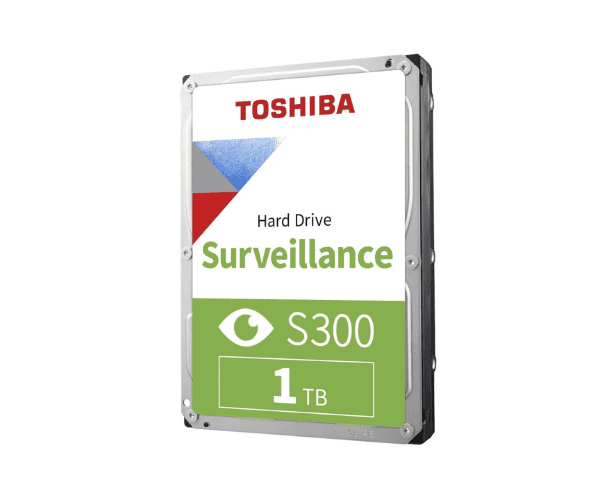 Toshiba S300 HDWV110UZSVA 1TB 3.5 Inch 5700RPM SATA Surveillance HDD