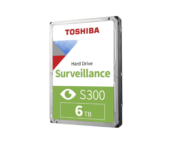 Toshiba S300 HDWT860UZSVA 6TB 3.5 Inch 5400RPM SATA Surveillance HDD
