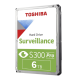 Toshiba S300 Pro HDWTA60UZSVAR 6TB 3.5-Inch SATA Surveillance HDD