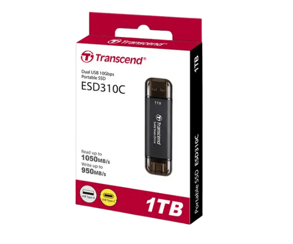 Transcend ESD310C 1TB USB Type-C Portable SSD