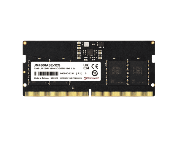 TRANSCEND JM4800ASE-32G 32GB DDR5 4800 MHZ LAPTOP RAM