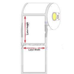 Transfer Thermal Label 32mm x 100mm