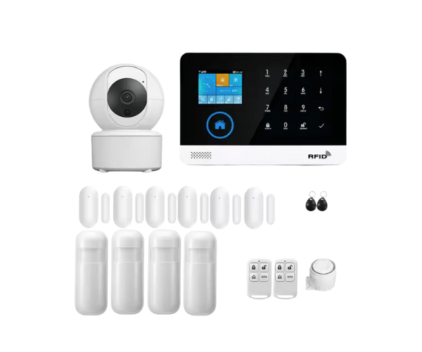Tuya Smart Life GSM Wireless Alarm Kit with WiFi Alarm System RFID GPRS Alarm System With 1080P Camera