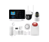 Tuya Smart Life Touch Keyboard Wi-Fi 4G Alarm System GSM Home Burglar Security 433MHz 99 Wireless Zone APP Control