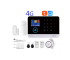 Tuya Smart Life Wireless WiFi 4G Home Security Alarm System with Fire Alarm Panel & PIR Motion Door Sensors