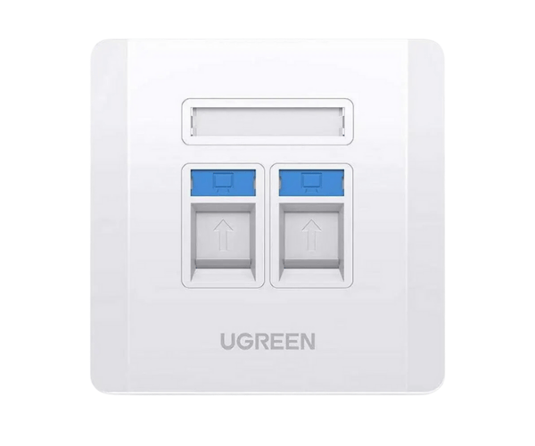 UGreen 80182 Dual Port Face Plate