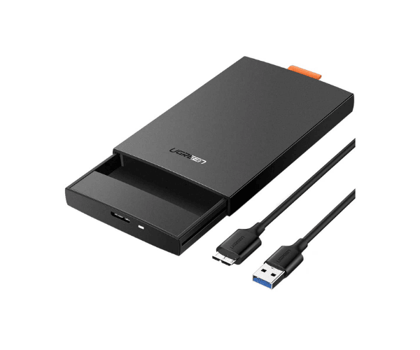 Ugreen 60353 2.5 inch USB 3.0 Black Hard Drive Enclosure