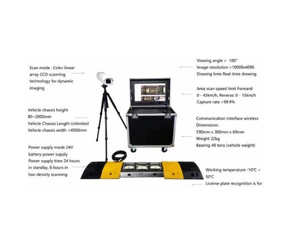 Uniqscan UV300-M2 Area scan Under Vehicle Surveillance System