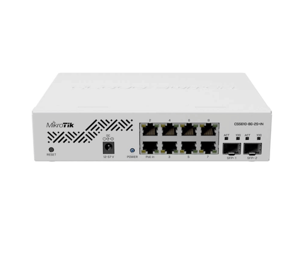 Mikrotik CSS610-8G-2S+IN Smart Switch