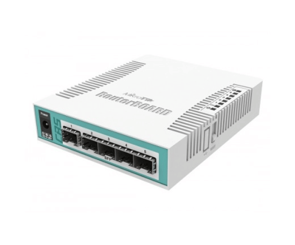 Mikrotik CRS106-1C-5S Smart Switch with 400MHz CPU 128MB RAM