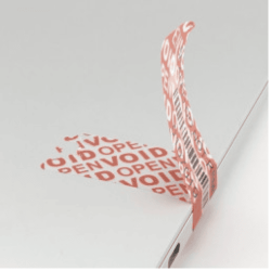 VOID security labels with residue 1000 pieces