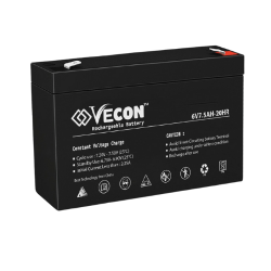 Vecon 6V 7.5Ah Rechargeable Battery