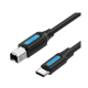 Vention CQUBG USB 2.0 Type-C Male to Type-B Male 1.5 M Printer Cable