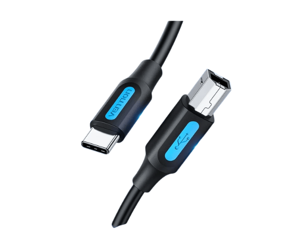 Vention CQUBG USB 2.0 Type-C Male to Type-B Male 1.5 M Printer Cable