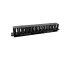 Vivanco 1U Horizontal Finger Duct Cable Manager