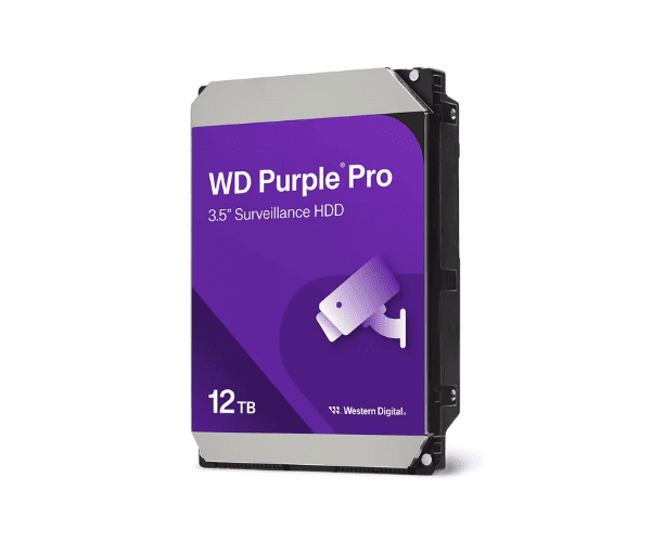 Western Digital WD121PURP Surveillance Purple 12TB Hard Drive