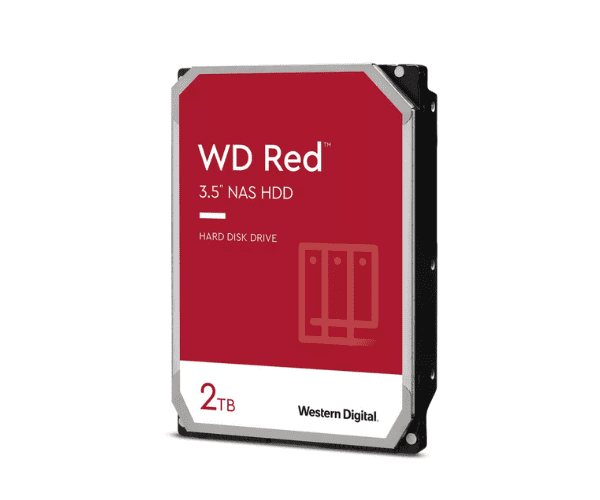 WD Red 2TB NAS Hard Drive - 5400 RPM, 256MB Cache, SATA 6 Gb/s (WD20EFAX)