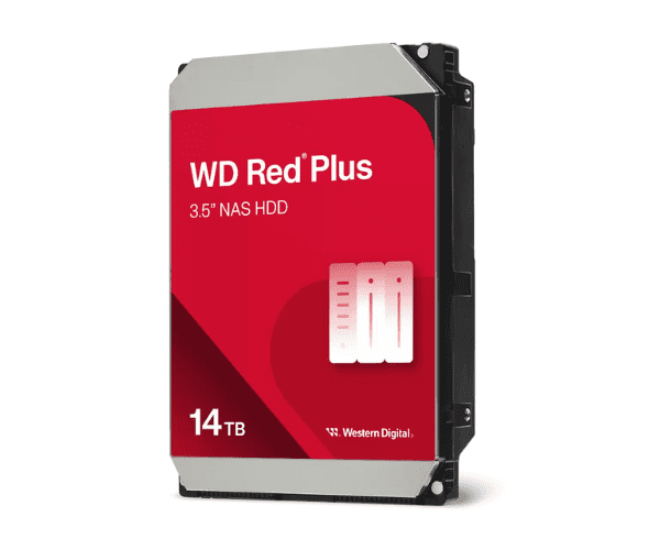 WD Red Plus WD140EFGX 14TB Internal NAS HDD 3.5