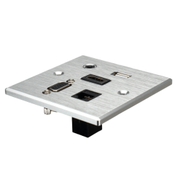 Wall Hub 86mm Multifunction USB HDMI Audio VGA cat6 network faceplate