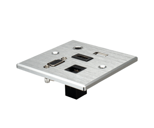 Wall Hub 86mm Multifunction USB HDMI Audio VGA cat6 network faceplate