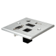 Wall Hub 86mm Multifunction USB HDMI Audio VGA cat6 network faceplate