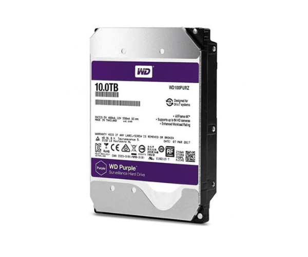 Western Digital Purple 10TB Surveillance HDD