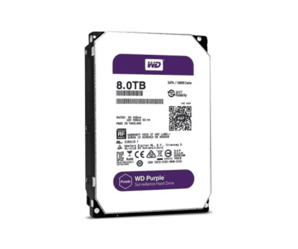 Western Digital WD80PUZX Purple 8TB NV Surveillance HDD