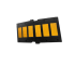 Yellow Rubber 500*900*50mm Speed Bump