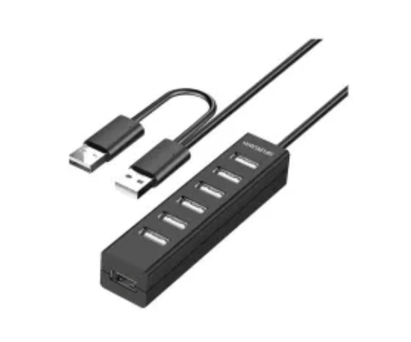 Yuanxin YXH-19 Y Cable 7 Port USB 2.0 Hub